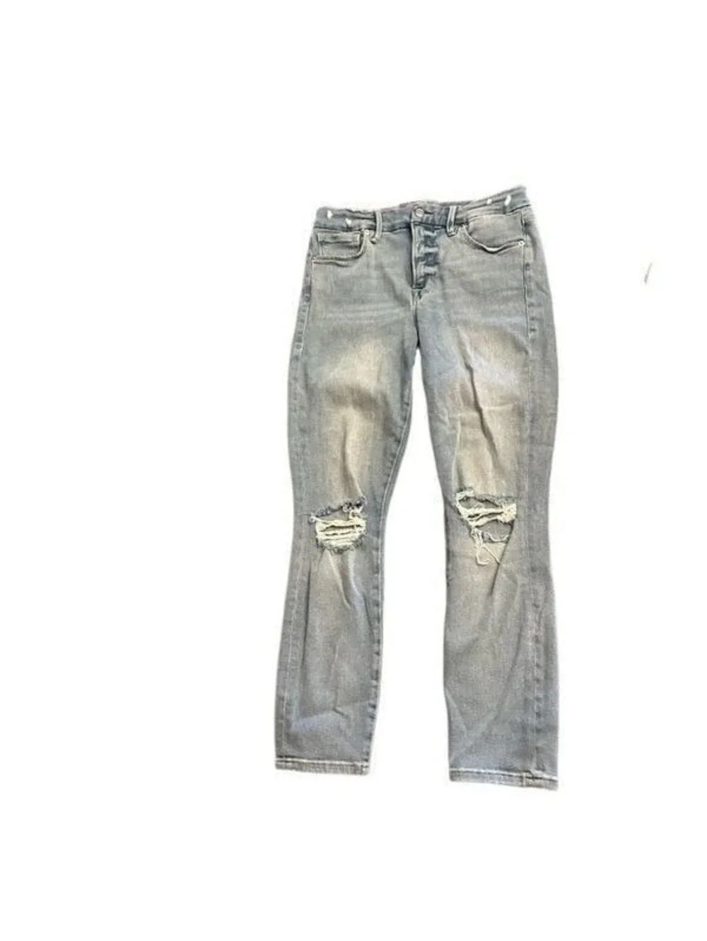 Good American Distressed Jeans Sz 8